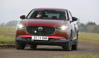 Mazda CX30 - front cornering